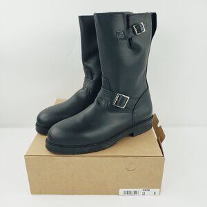 Cruiserworks Men's Size 11 M Classic Motorcycle Black Leather Pull On Boots NEW